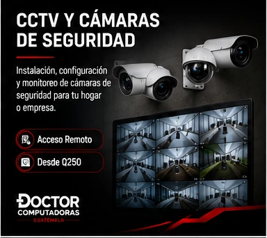 CCTV profesional - Doctor Computadoras Guatemala