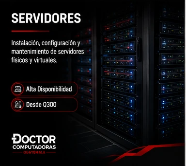 Servidores empresariales - Doctor Computadoras Guatemala
